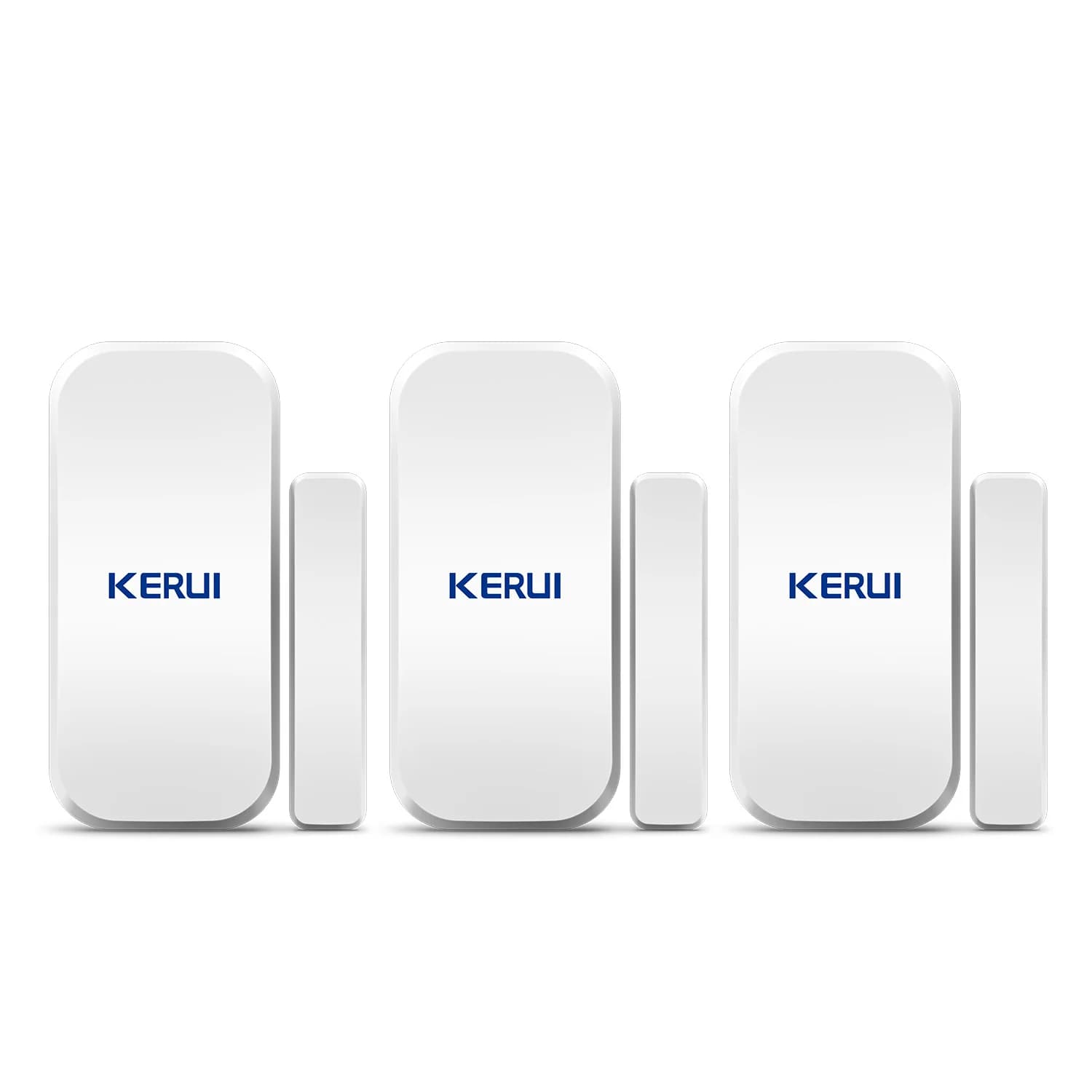 KERUI Wireless 433 MHz D025 Sensore per porte e finestre Rivelatore magnetico per W181 W184 W204 Sistema di allarme di sicurezza domestica Antifurto
