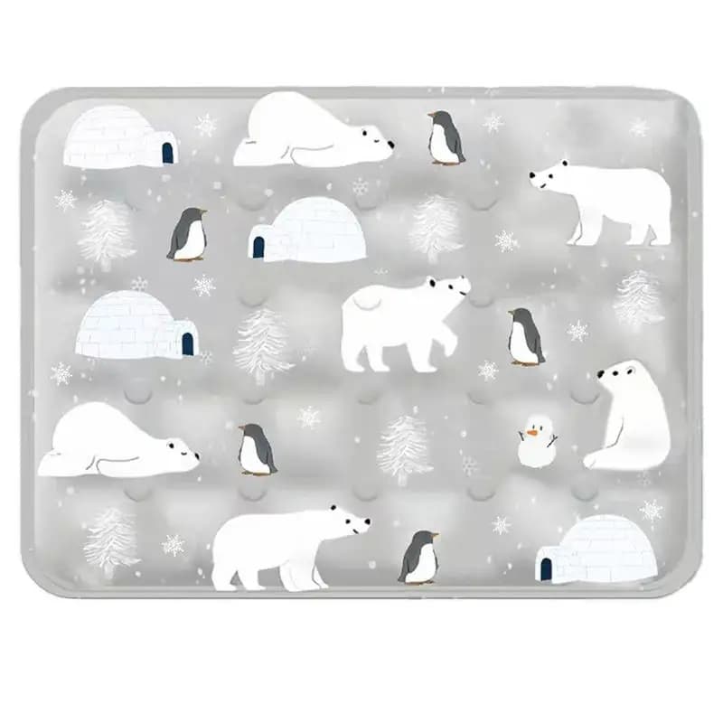 Coperta rinfrescante per cani Tappetino per cuccioli freddi 16x20 pollici Tappetino per dormire per cani autoraffreddante Lavabile portatile per interni ed esterni per piccoli e medi