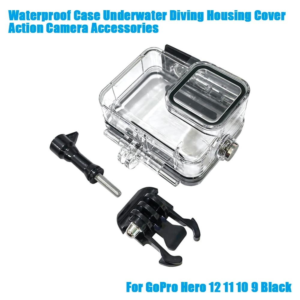 Waterproof housing for GoPro Hero 12 11 10 9 Black underwater diving bag Accessories for action room