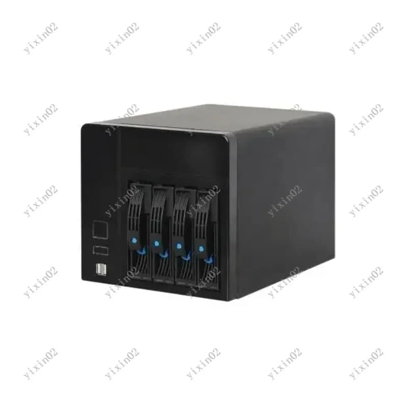 Chassis NAS a 4 Bay per Server Desktop da Ufficio, ITX Interstellar Snail con Hot Swap
