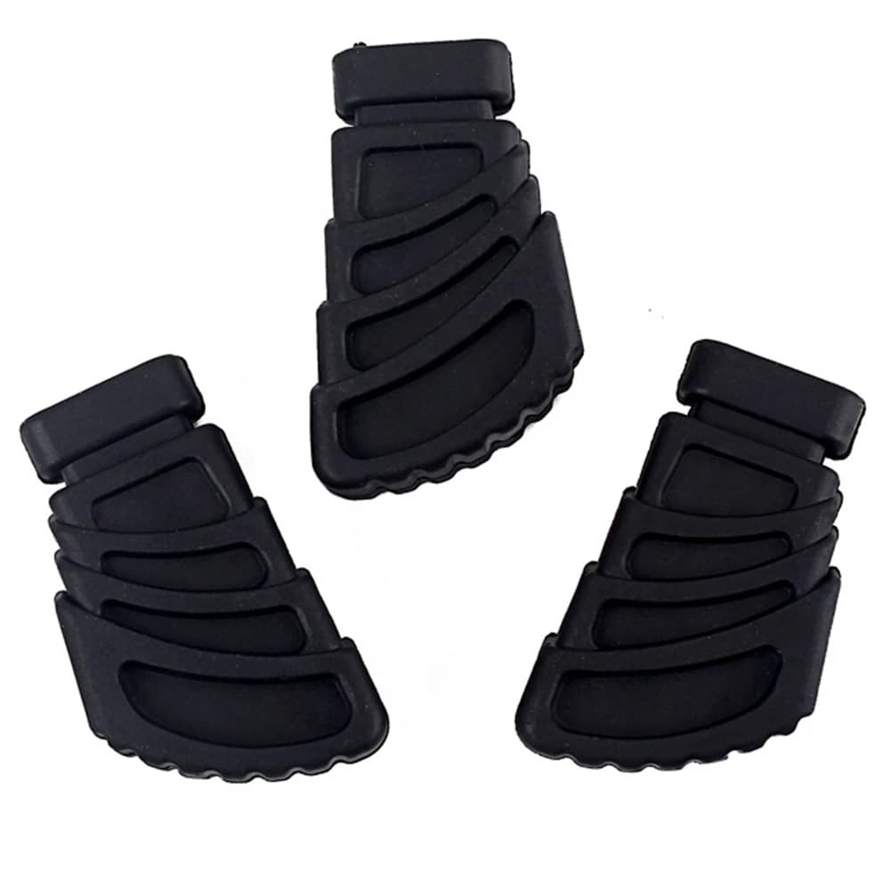L79A 3Pcs Drum Kit Accessories Snare Stand Rubber Pads Tripod Mat Replacements Drum Stool Leg Covers