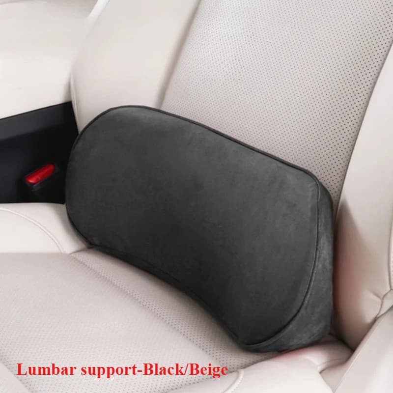 Cuscino di supporto lombare per auto Cuscino lombare in memory foam per alleviare il dolore alla schiena inferiore Cuscino per la guida