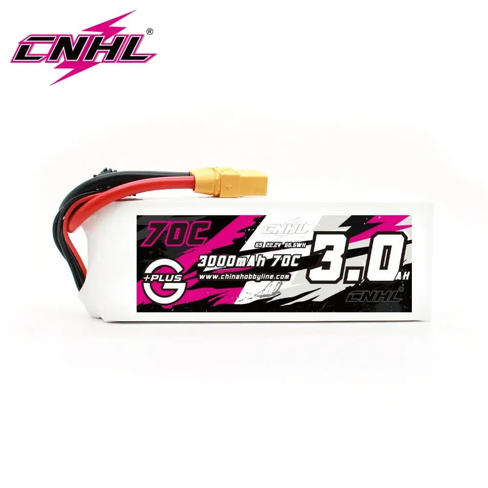 CNHL 6S 22.2V 3000mAh Lipo Batteria 70C Con Spina XT90 Per RC Quadcopter Elicottero Aereo Drone FPV Auto Camion Buggy Barca Parte