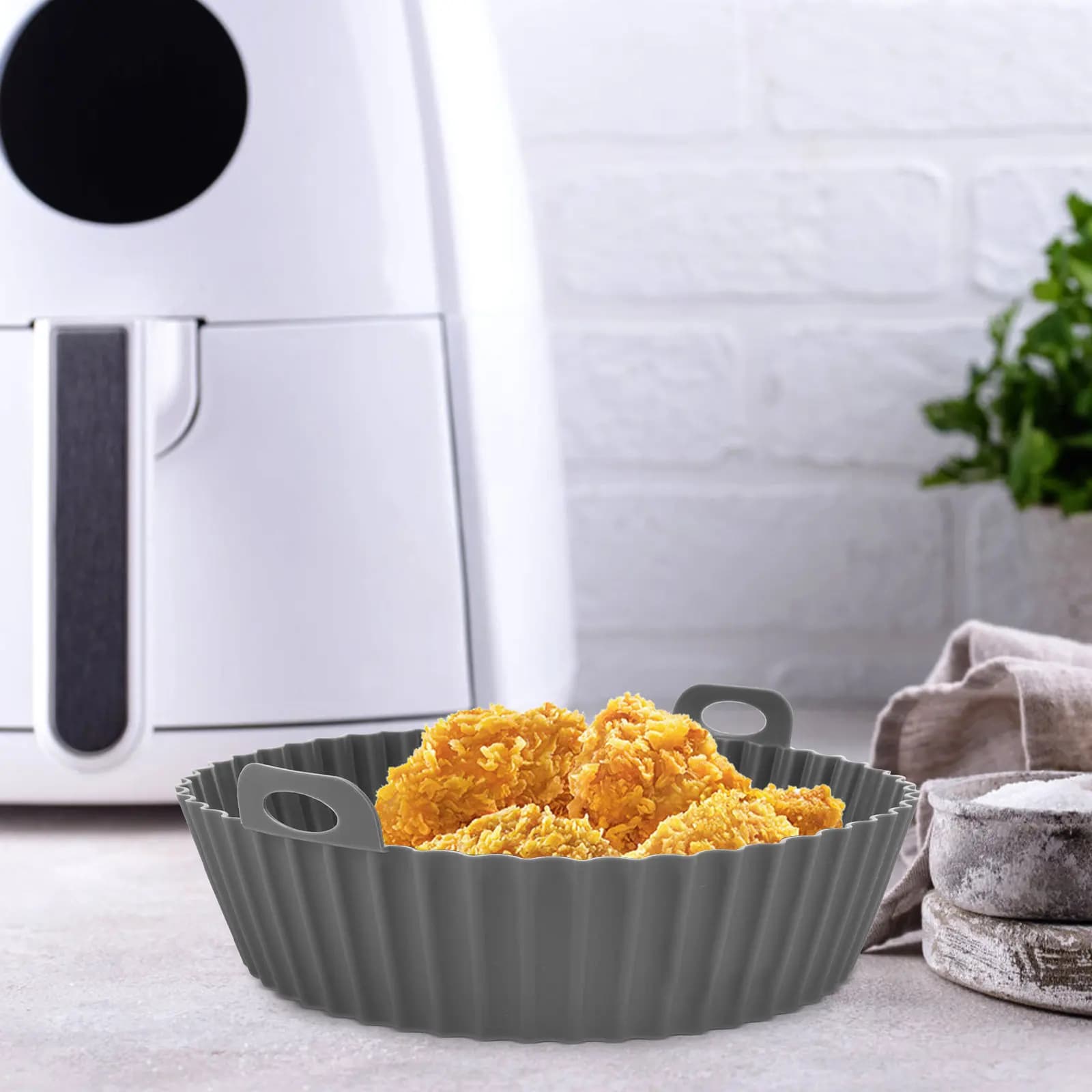Silicone Oven Carpet for Air Fryer, Anti-Agent, Easy to Clean, Multifunction, Reusable, Kitchen Accessories