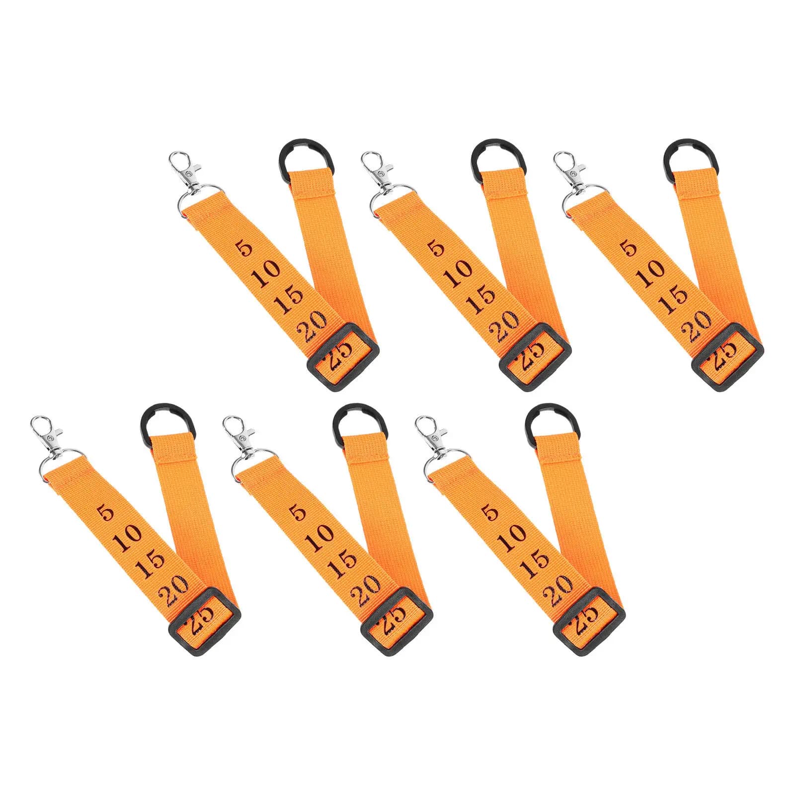 6 Pezzi Clip per Catena da Calcio in Nylon Resistente, Clip per Segnalazione Segnapunti per Arbitri e Guardalinee, per Catena Segnapunti da Campo e Squadra di Segnalazione Laterale