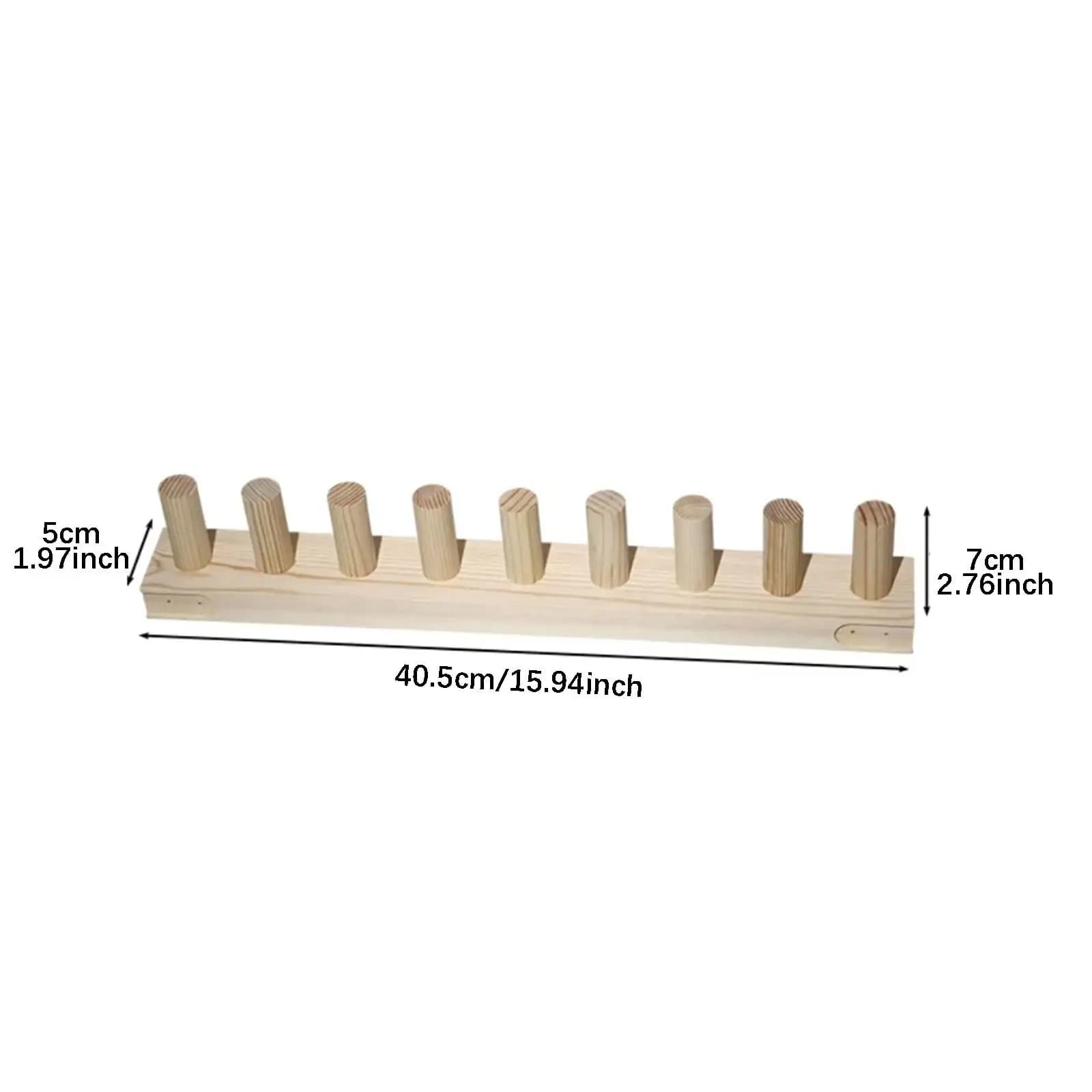 Chunky Yarn Blanket Loom Wooden Knitting Frame Adjustable Hand Weaving Kit Crochet Accessory for DIY Crafts