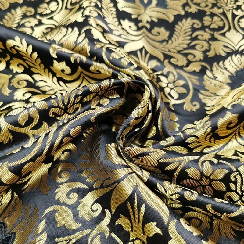 Tessuto jacquard broccato europeo barocco abbronzante marchio di lusso abito cappotto cuscino cucito materiale panno al metro