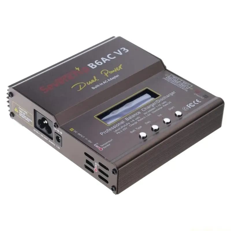 F62C B6 80W 6A Caricabatteria LiHv Lipo NiMh Li-ion Ni-Cd Caricatore RC digitale Lipro Balance Scaricatore Adattatore