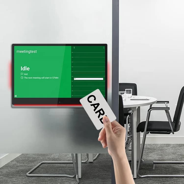 Tablet grande da 21,5 da 24 pollici montato a parete, grande tablet per sala conferenze con touchscreen Android Windows