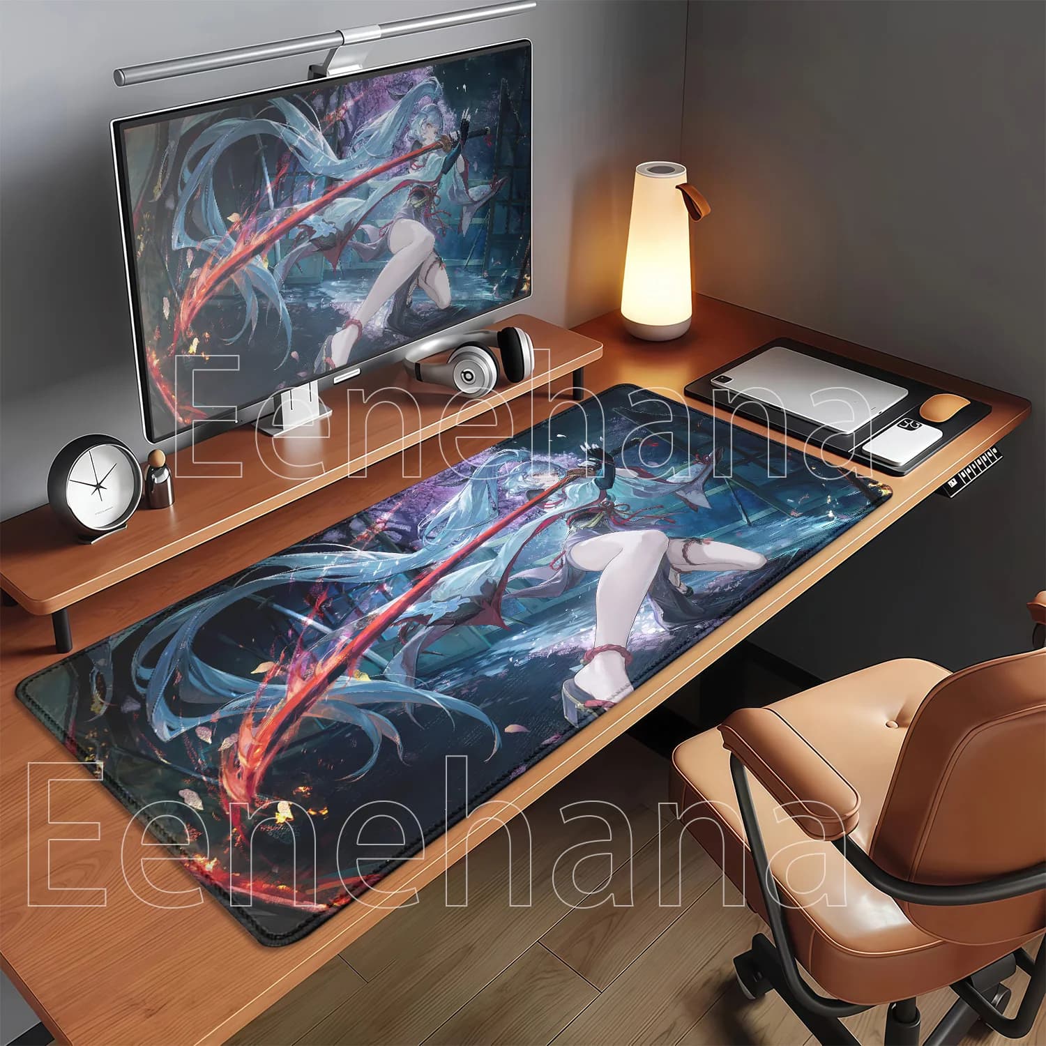 Gaming NTE Zankou Neverness To Everness Anime Girl Mouse Pad Non-Slip Office Accessories Mousepad HD Printing Overlock Desk Mat