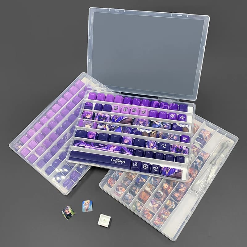 Transparent Keycap Box for Mechanical Keyboard
