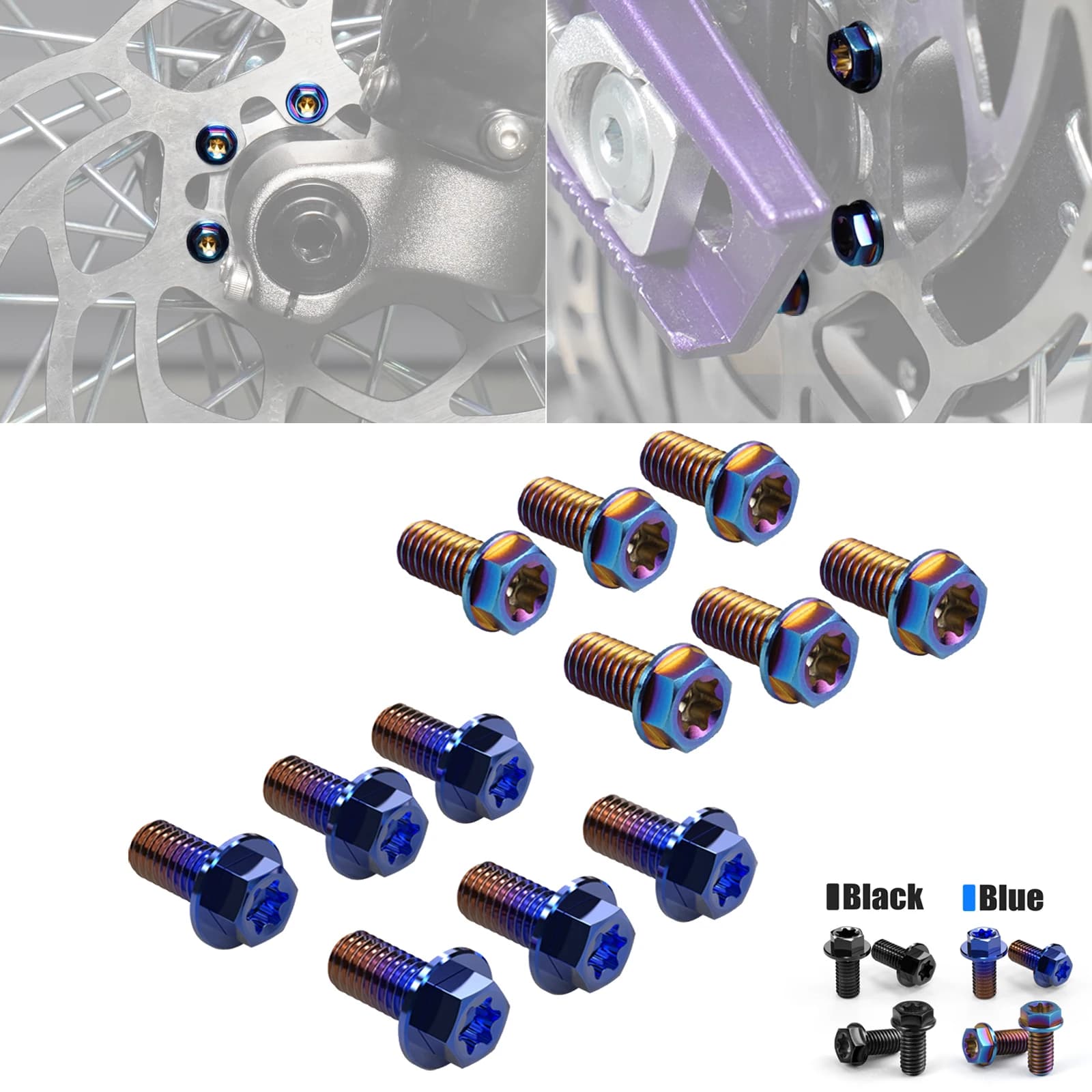 NICECNC Per Surron Light Bee XS L1E Per Segway X160 X260 M5X10 M6X13 Anteriore Posteriore Disco Freno Pad Viti Dadi Elettrico Dirt Bike