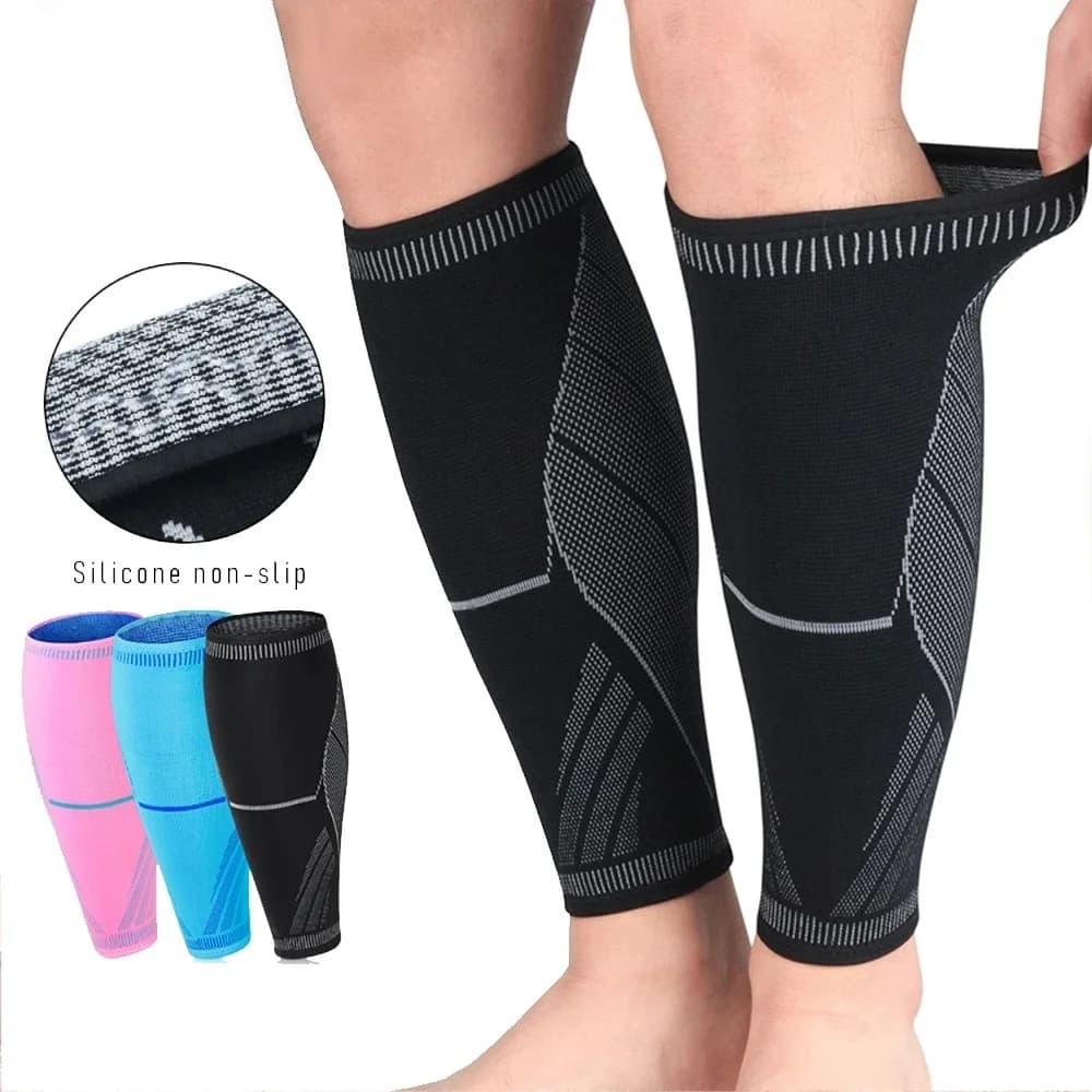 Manicotti a compressione unisex per atletica leggera da corsa, 1 pezzo, stecche per polpacci, ginocchiere per gomiti, per protezione della sicurezza sportiva