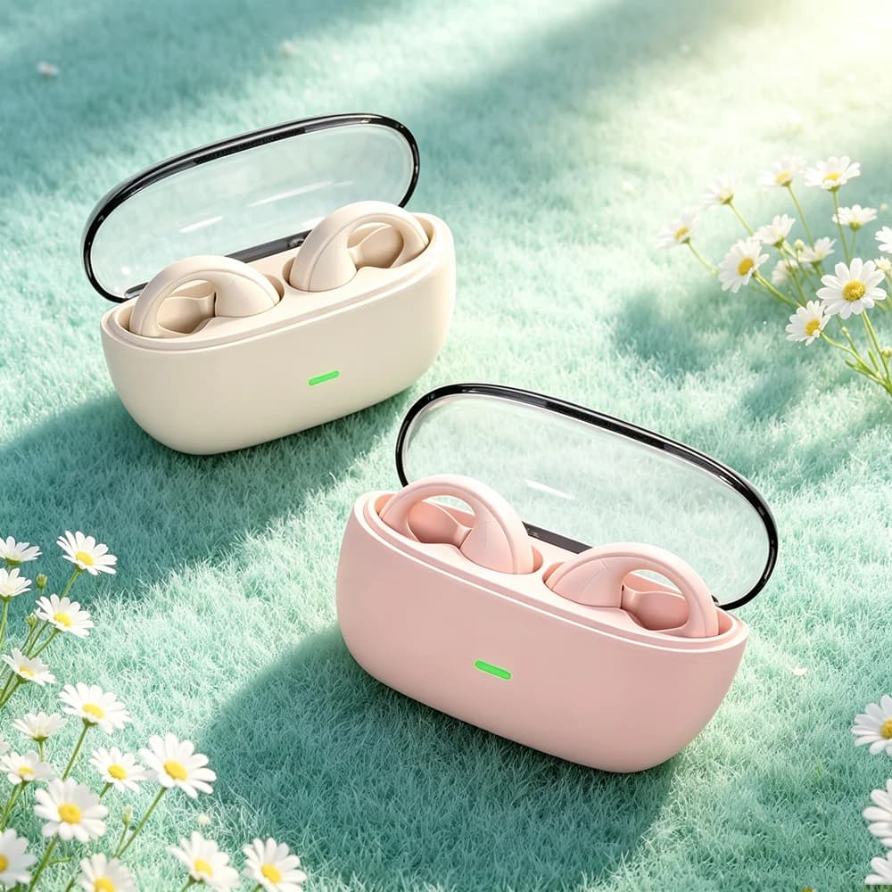 TWS Wireless Headphones Fone Bluetooth Earbuds Foldable Bluetooth Headphones Save Space in Travel Bags and Backpacks