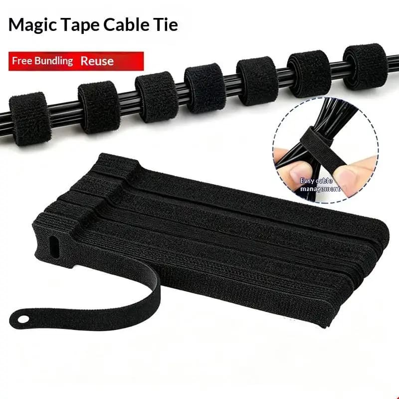 50Pcs Cable Management Winder Tape Protector Wire Ties Organizer For Phone Cables Practical Daily Accessory