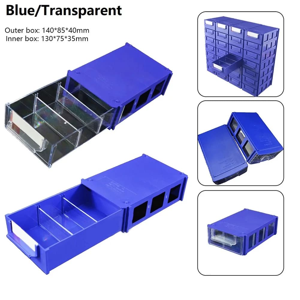 Stackable Storage Container Hardware dustproof support for fishing gear screwdriver tools Hardware drawer thickened box