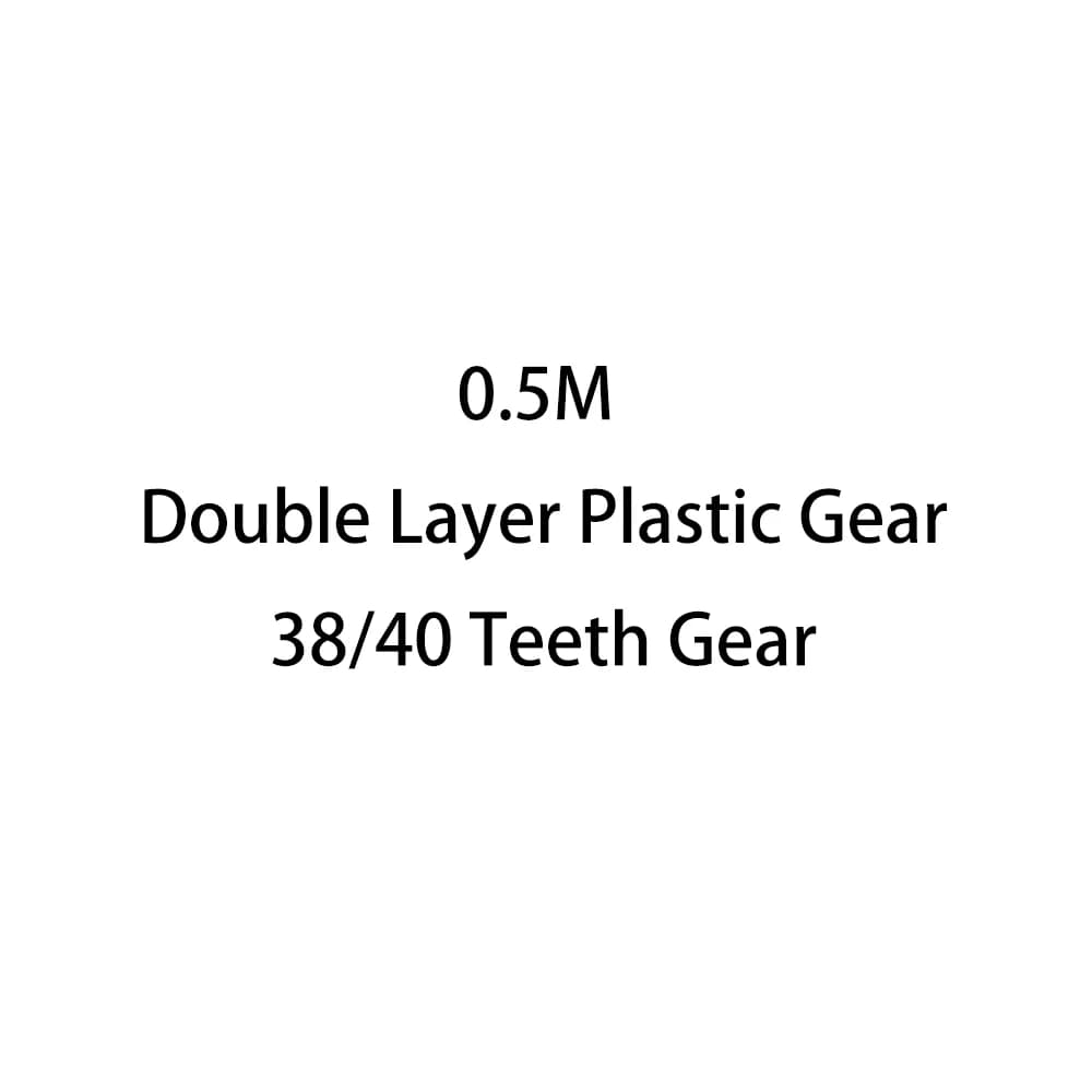 10 Pz/borsa Modulo 0.5 Doppio Strato di Plastica Ingranaggio 38/40 Denti Disco Giocattolo Accessori 38102B 40102B 40082B 40122A 38122B
