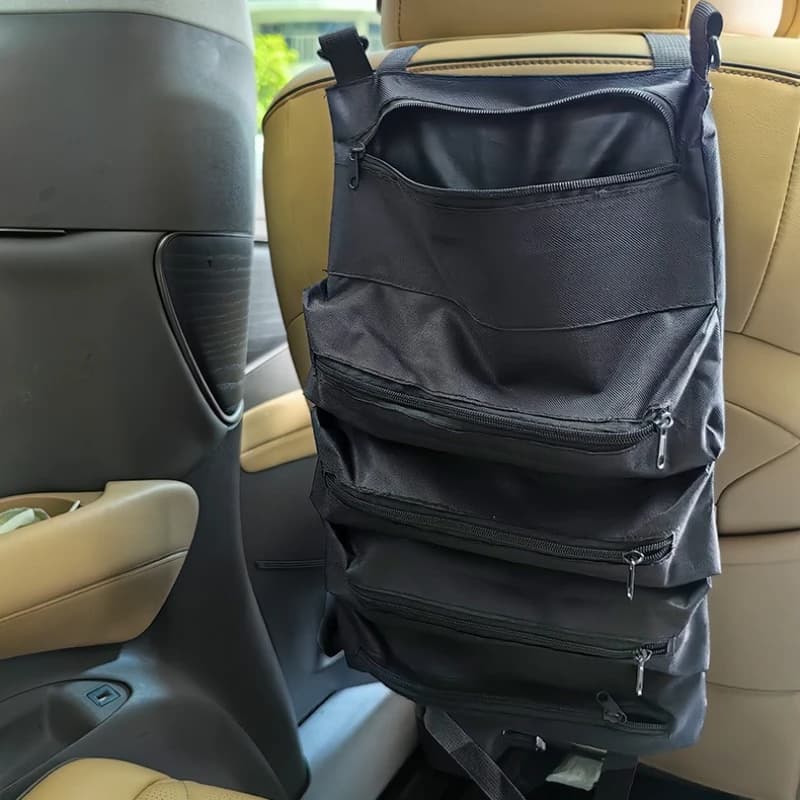 Borsa portaoggetti portatile in tessuto Oxford, kit di attrezzi per auto, motociclette, chiavi in tela, organizer per attrezzi, secchiello, cerniera appesa, campeggio