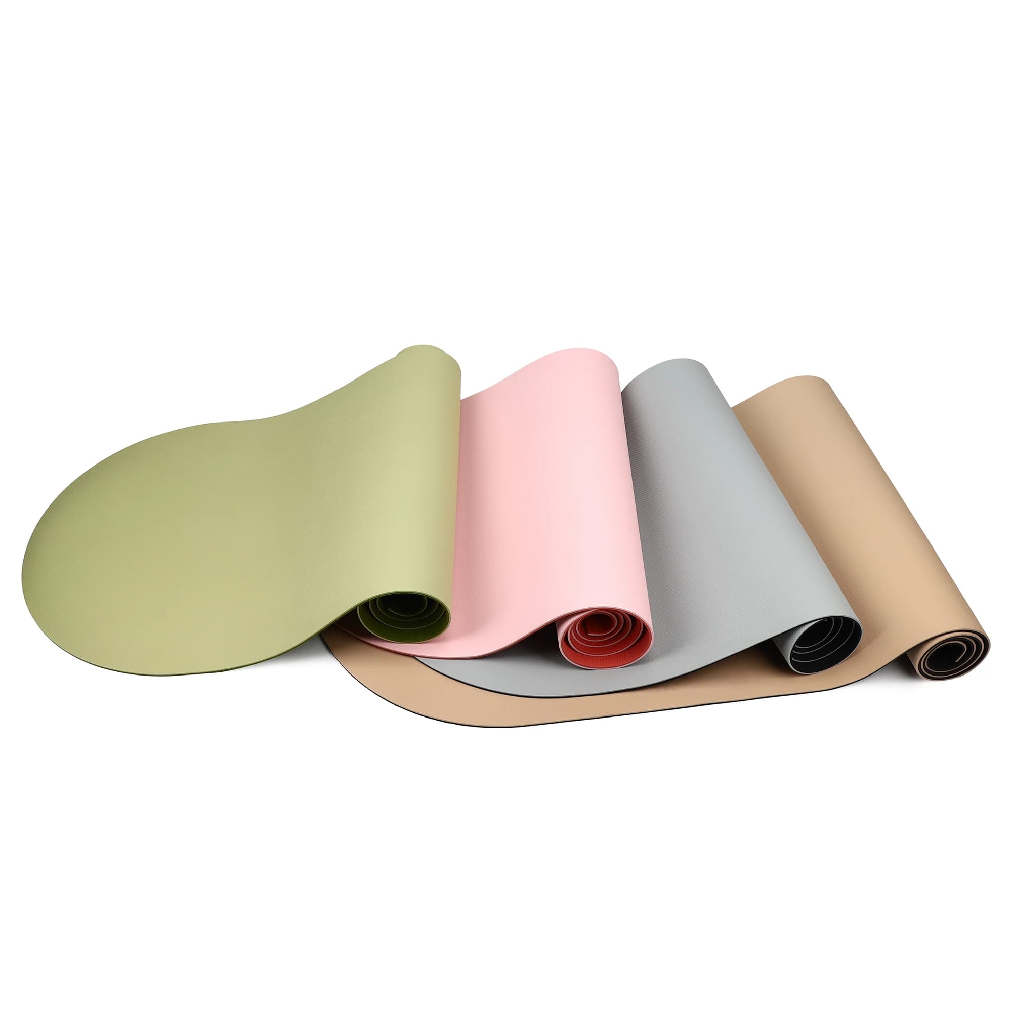 Anti-slip Yoga Mat in Ecological TPE Customizable with Printing, Thickness, Oval and Acute - Sales Promotion