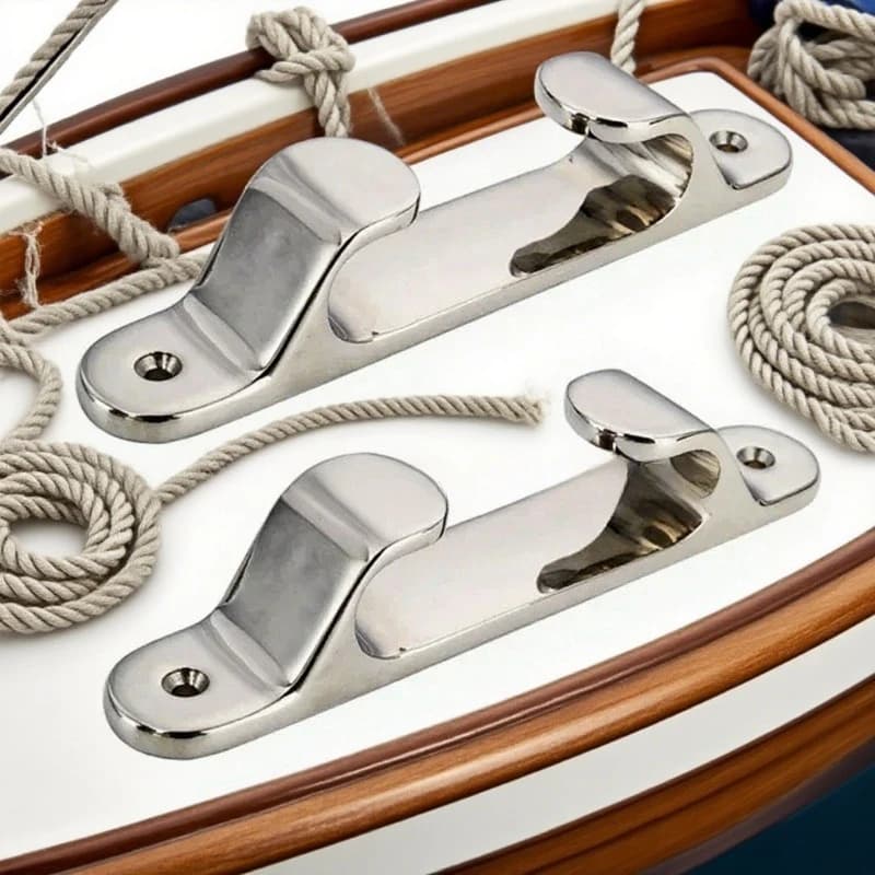 5 "6" 316 In Acciaio Inox Marine Fairlead Dock Deck Bitta Linea Corda Barca Yacht Marine Hardware Raccordo Specchio Lucido