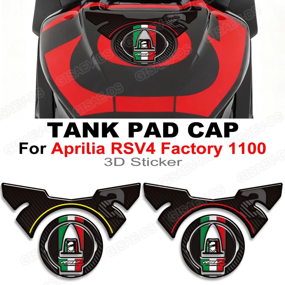 Moto Per Aprilia RSV4 Fabbrica 1100 Tappo del serbatoio Manopole Gas Olio combustibile Kit Ginocchio Carenatura Parafango Coperture Adesivi di protezione