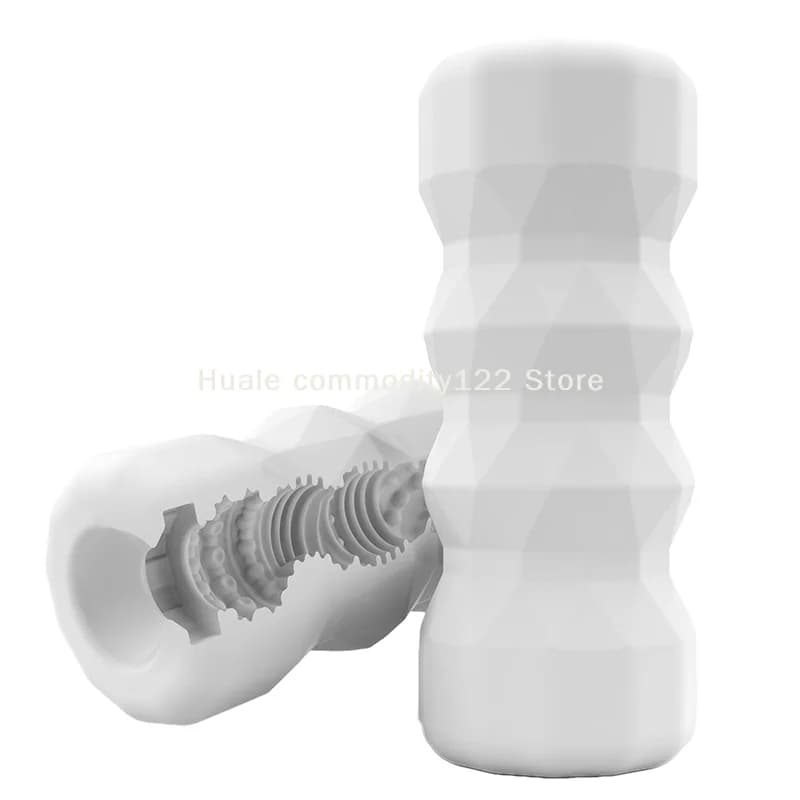 Masturbatore Maschile in Silicone a Forma di Vagina, Coppa per Allenamento del Pene, Prodotti per Adulti, Coppa Tascabile per Resistenza e Vuoto