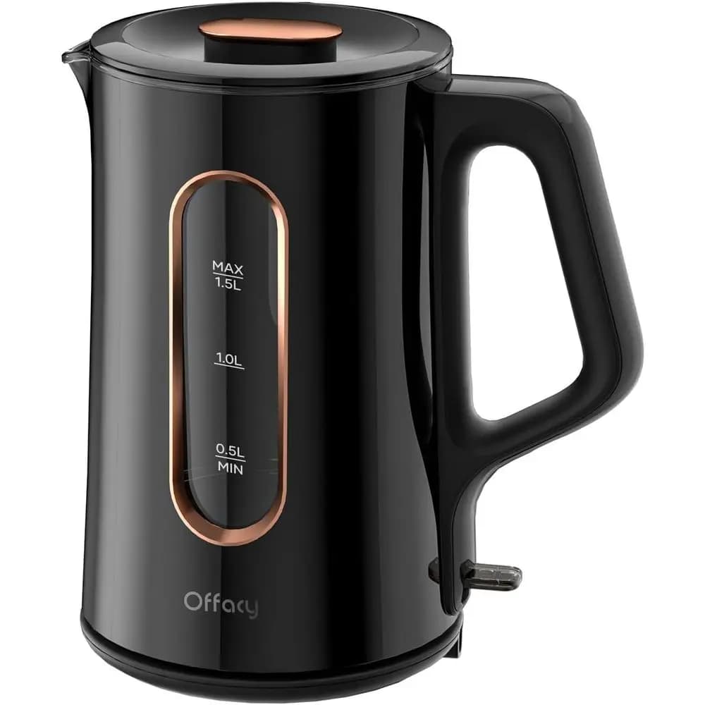 1.5L, 1200W, No BPA, Black Polished