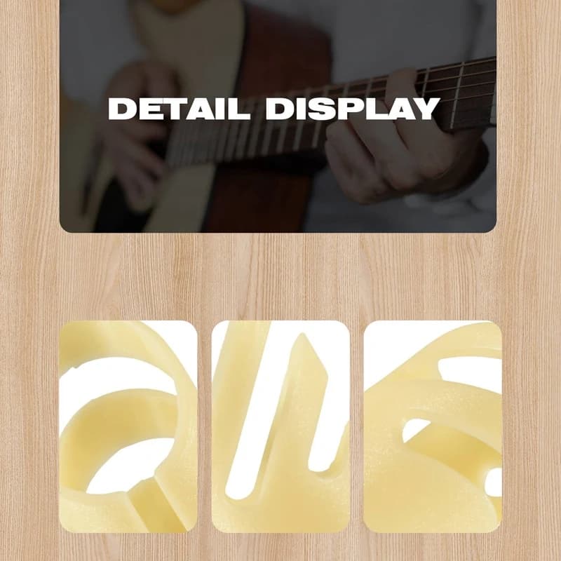 Set di 3 Plettri per Chitarra Elettrica, Acustica e Ukulele, Plettri per Dito Indice, Plettro Alaska, Accessori per Strumenti a Corda