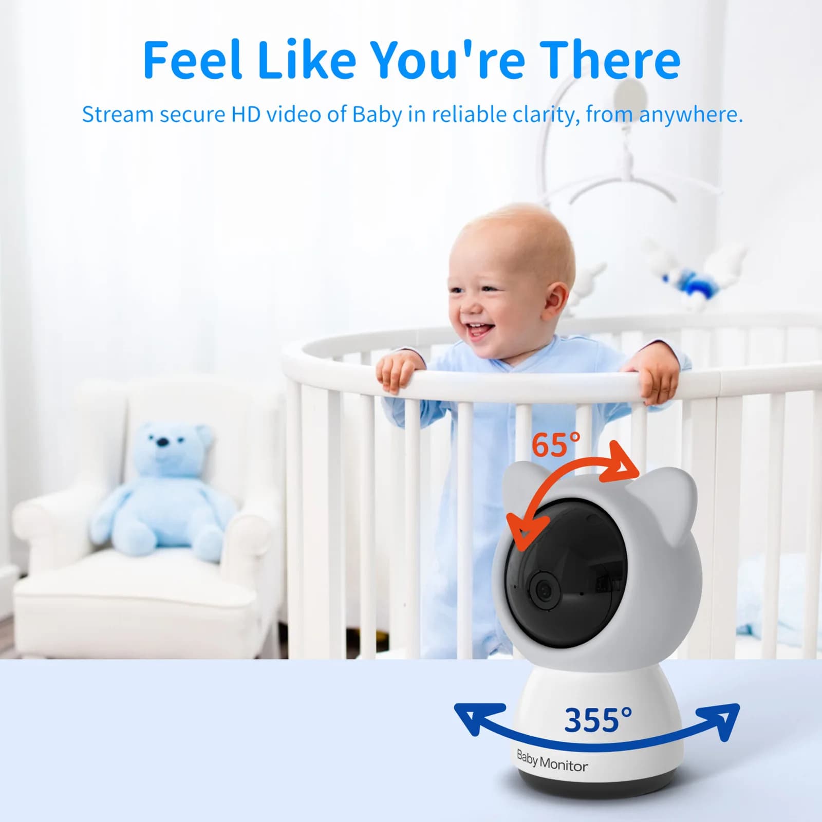 Baby Monitor Wireless Intercom Mobile Phone Kids Sleeping Monitors Infants Caregiver Factory Sale High Definition Night Vision