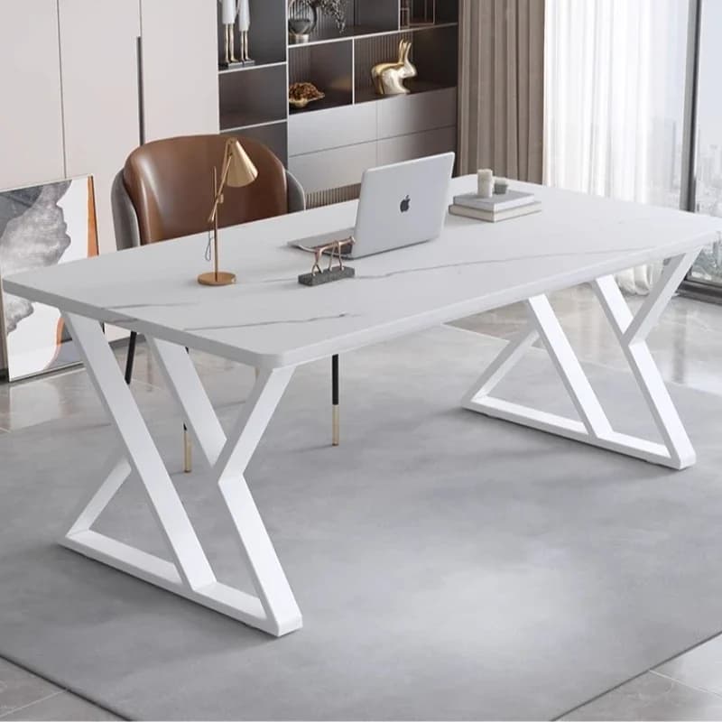 # L ModernRock Board Scrivania per computer MidCentury Luxury Mesa Para Computador Design di mobili Elegante scrivania da gioco per interni