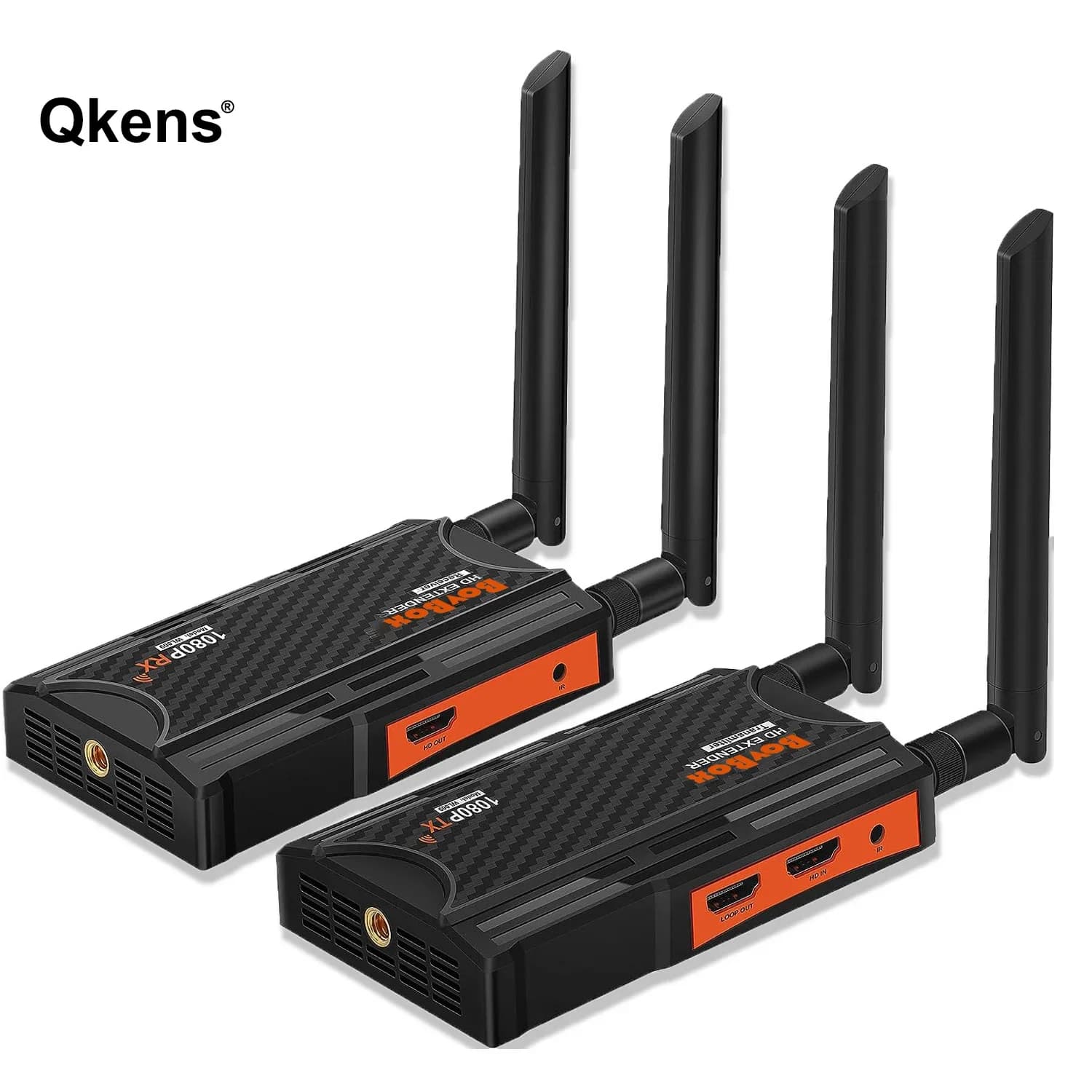 Estensore wireless da 200 m Schermo 1 2 3 4 Condividi Trasmettitore e ricevitore video HDMI wireless da 250 m per fotocamera STB PS4 Laptop PC To TV