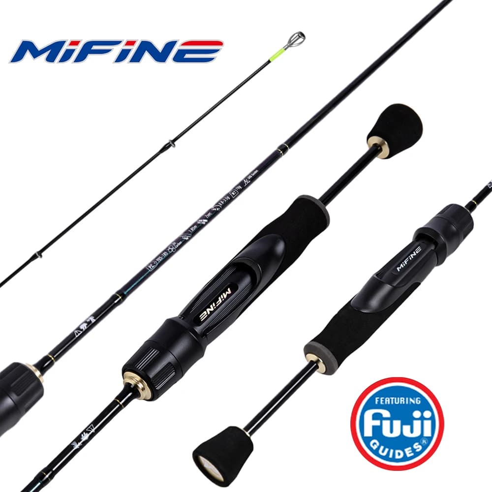 MIFINE PEGASUS UL Ultralight Spinning canna da pesca Lure 0.8-3.5G 30T fibra di carbonio Fuji/RA anelli punte vuote per la pesca alla trota