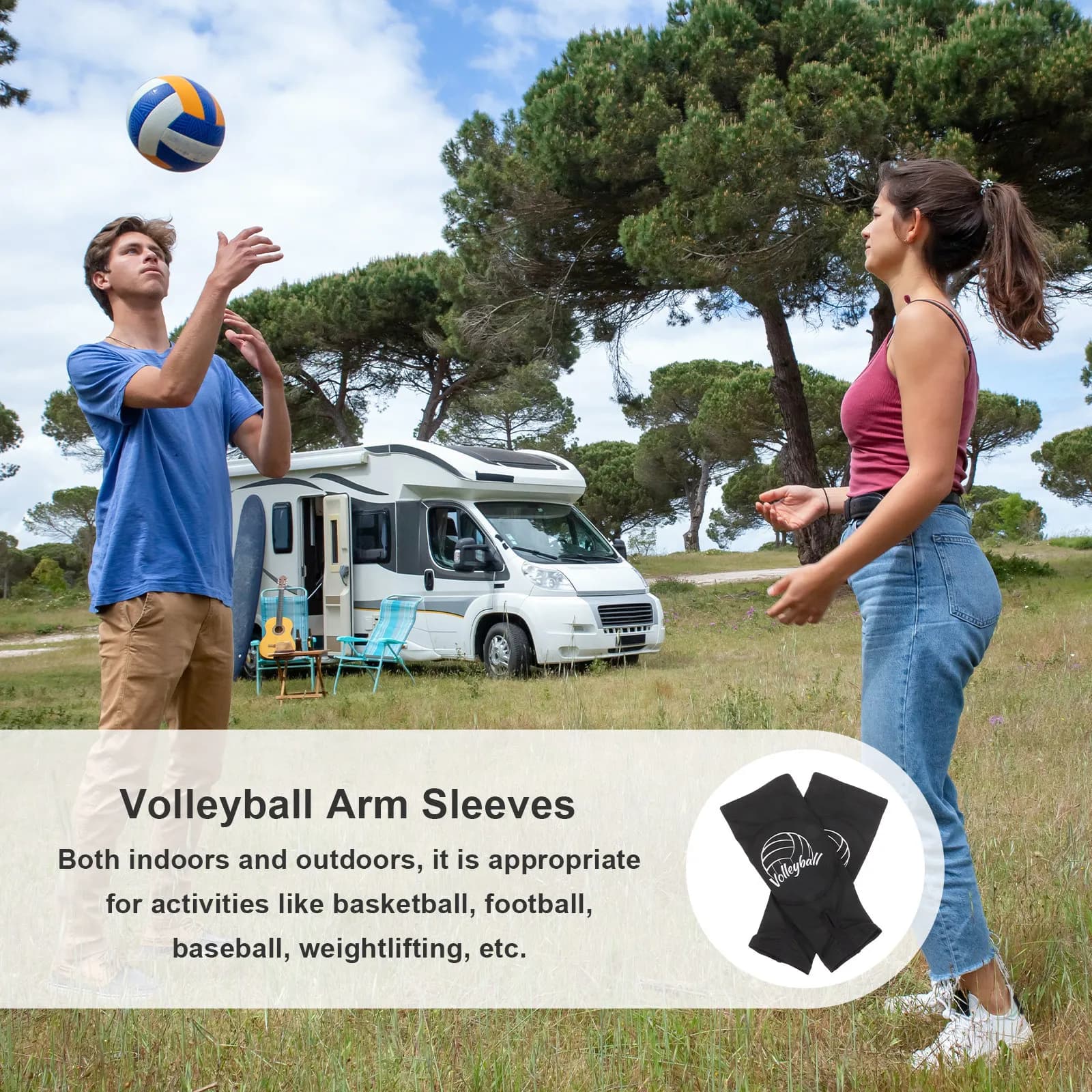 1 paio di protezioni per il polso da pallavolo, morbide e traspiranti, in poliestere, per allenamento, pratica, partite e infortuni.
