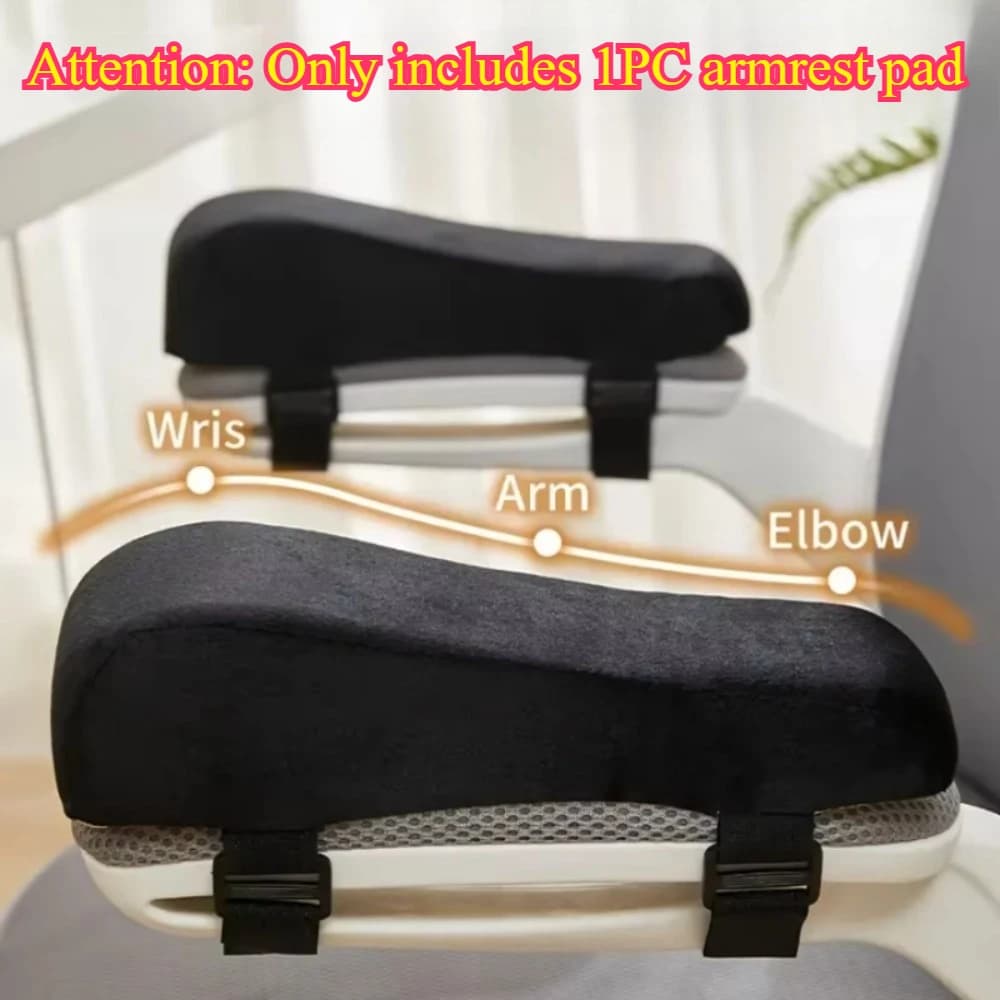 Supporto per Gomito Ergonomico per Sedia, Cuscino per Bracciolo, per Computer, Gaming, Aumenta l'Altezza e Allevia la Pressione, per Scrivania