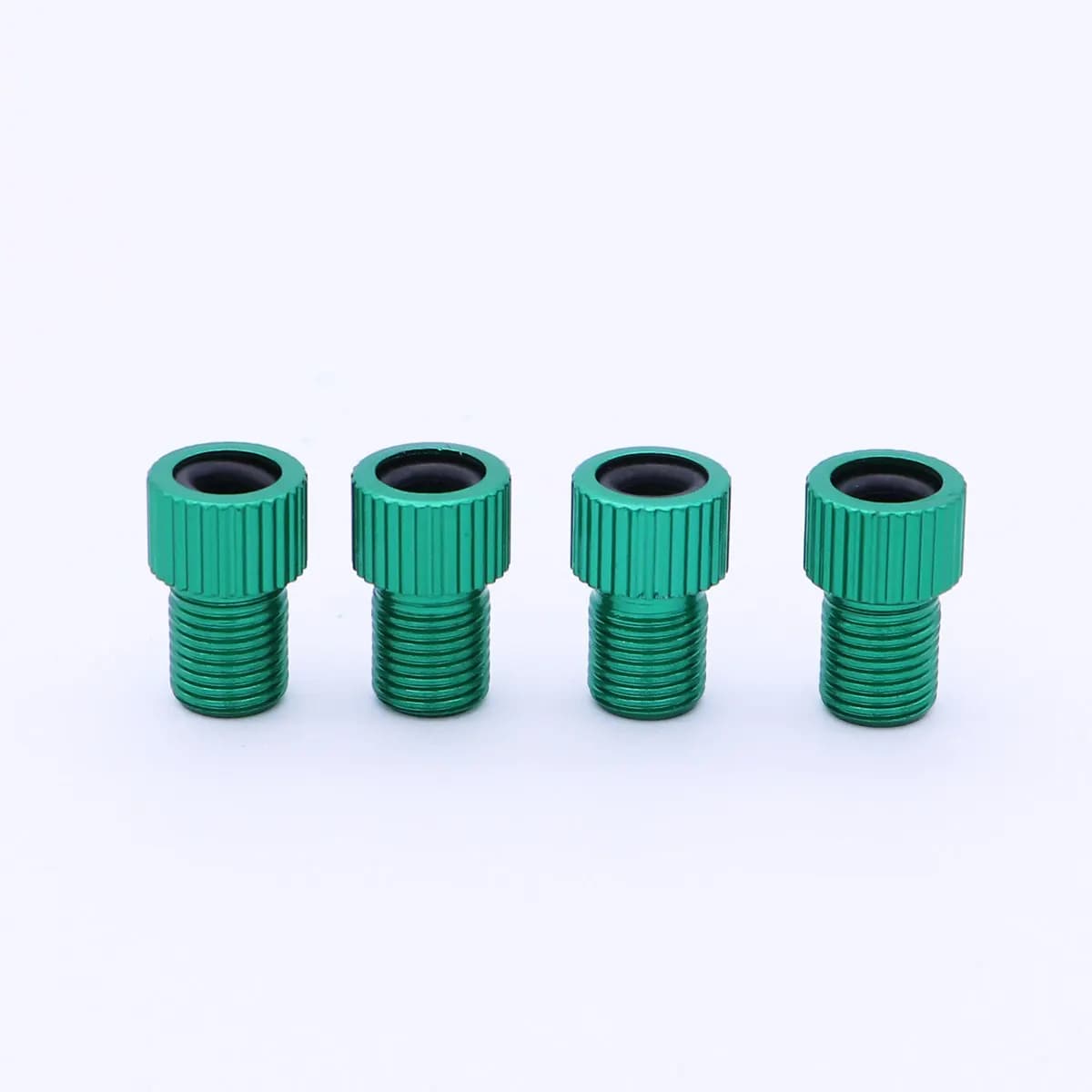 4Pcs Aluminum Alloy Valve Adapter Bike Pump Converter Leakproof Road Bike Tool Adapter Pump