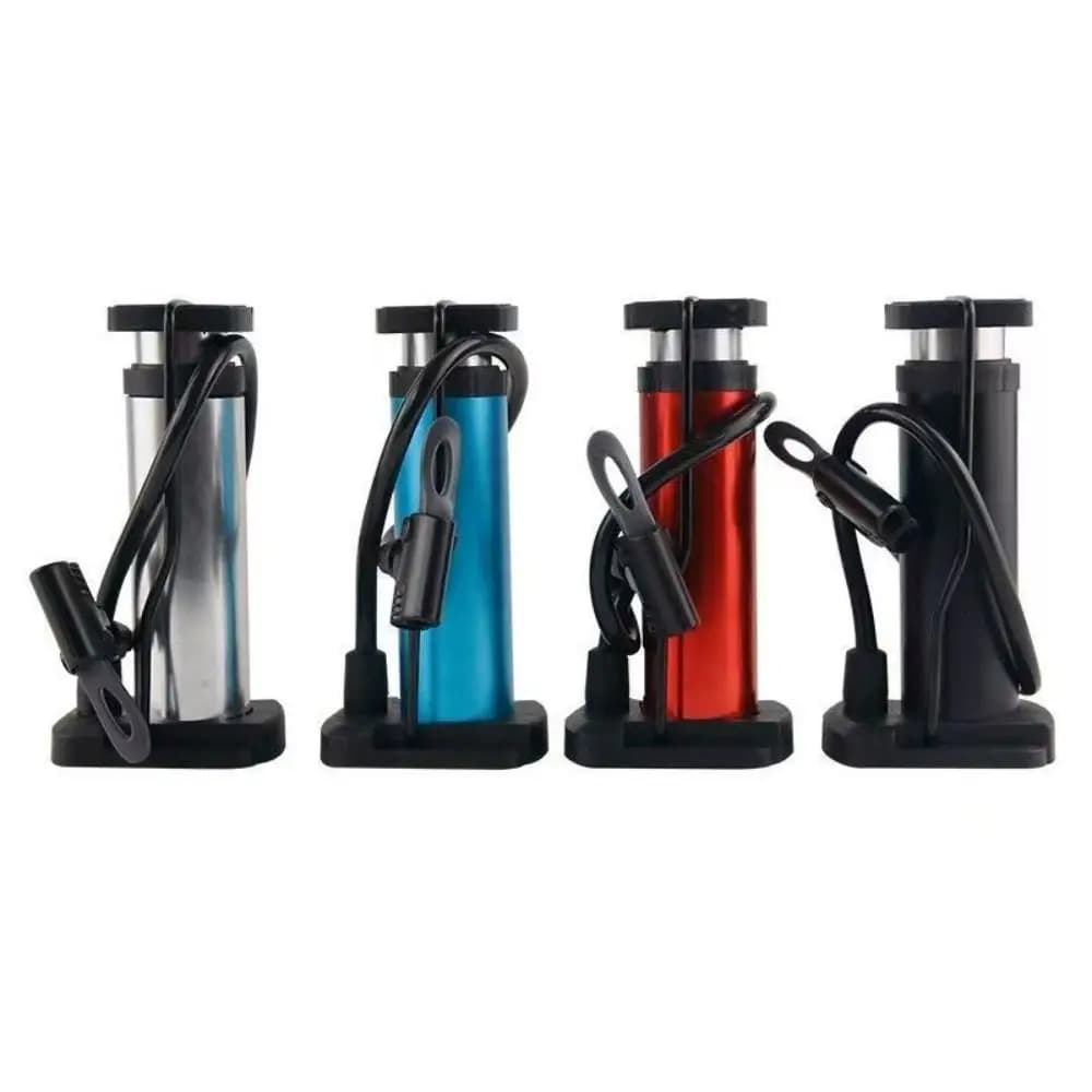 Effortless Mini Bicycle Inflator Pump Step on Household Biking Air Pump Aluminium Alloy Lightweight Bike Foot Pump Motorcycle