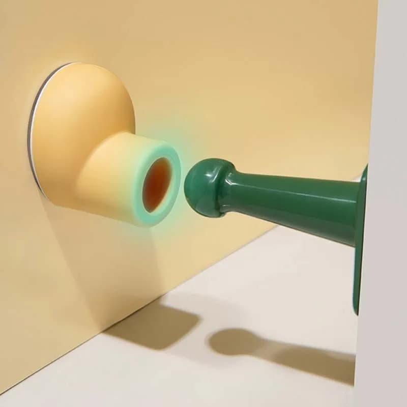 Porta in silicone senza perforazione Aspirazione Fermaporta autoadesivo Porta per inalazione Touch Camera da letto Anti-collisione Fermaporta silenzioso