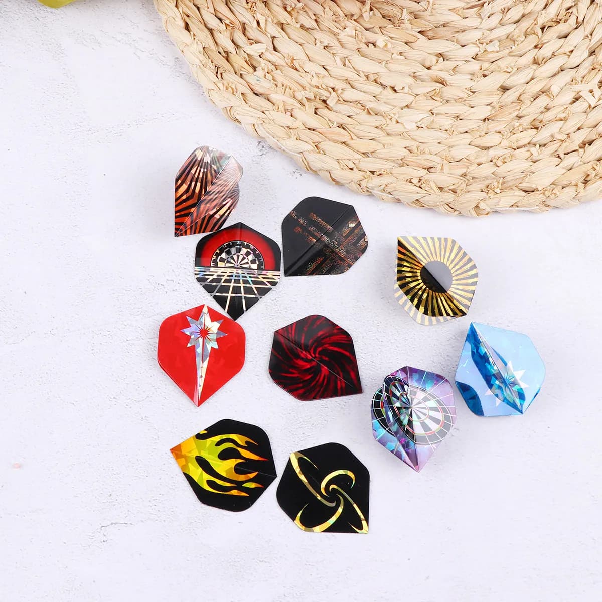 30 Pcs Dart Wing Protector Flight Tail Flights Outdoor Indoor Cool Wings Craft Sports Accessories Soft Tip