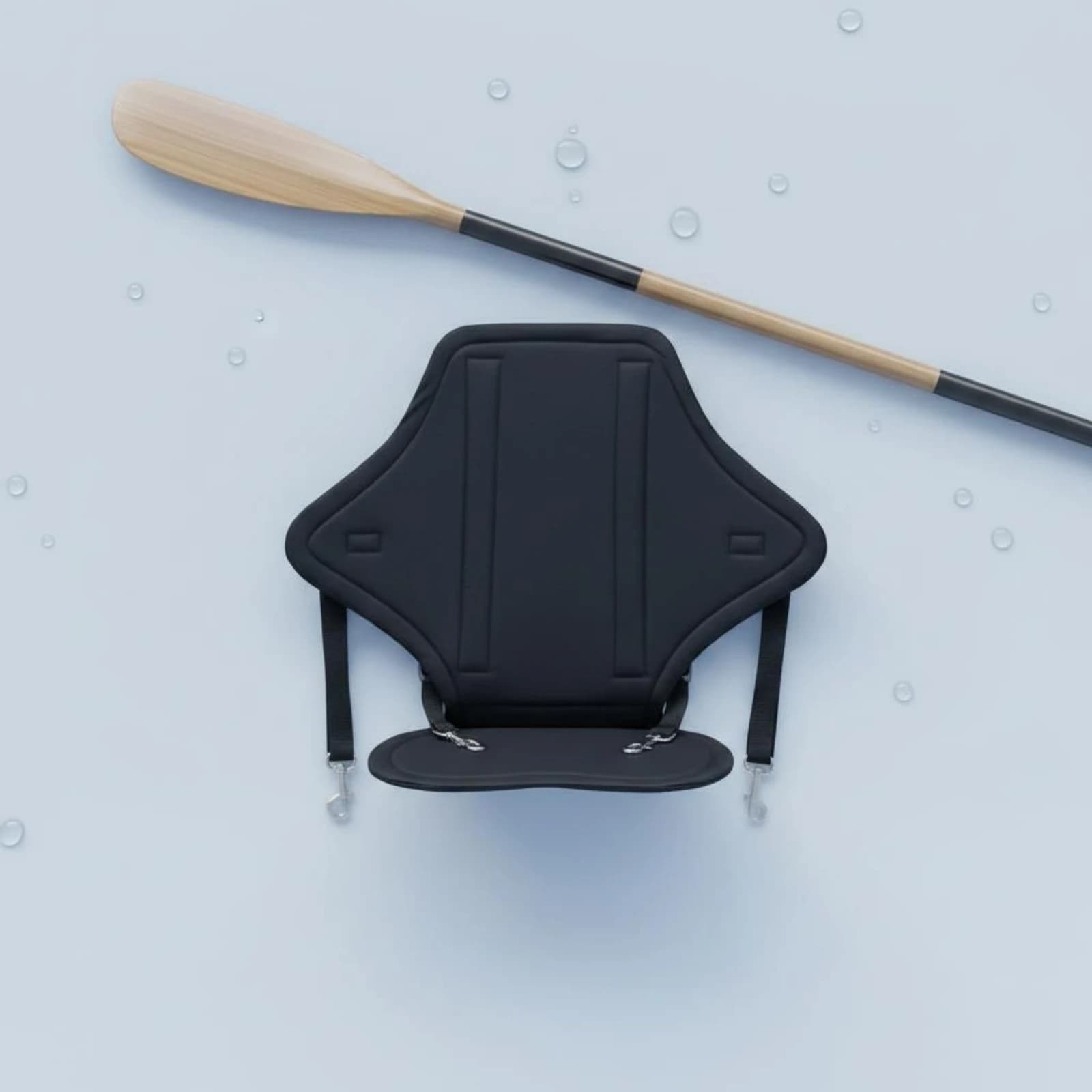 SUP Seat with Back Support Non Slip SUP Seat with Backrest Paddle Board Chair Ergonomic Design Water Sports Gear for Kayaking