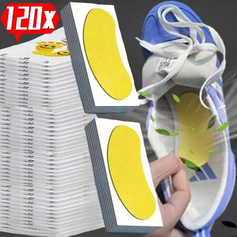 Shoes Deodorant Sticker Deodorant Foot Odor Deodorants Sneaker Smell Fresh Fruity Aroma Insole Sterilization Sticker Wholesale
