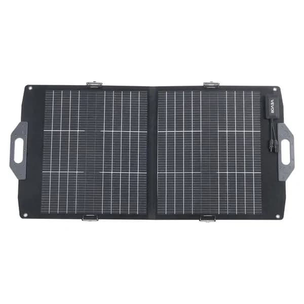 Pannello Solare Bifacciale 100W, Pannello Solare Monocristallino Pieghevole Tipo N 16BB, Efficienza 24%, Portatile