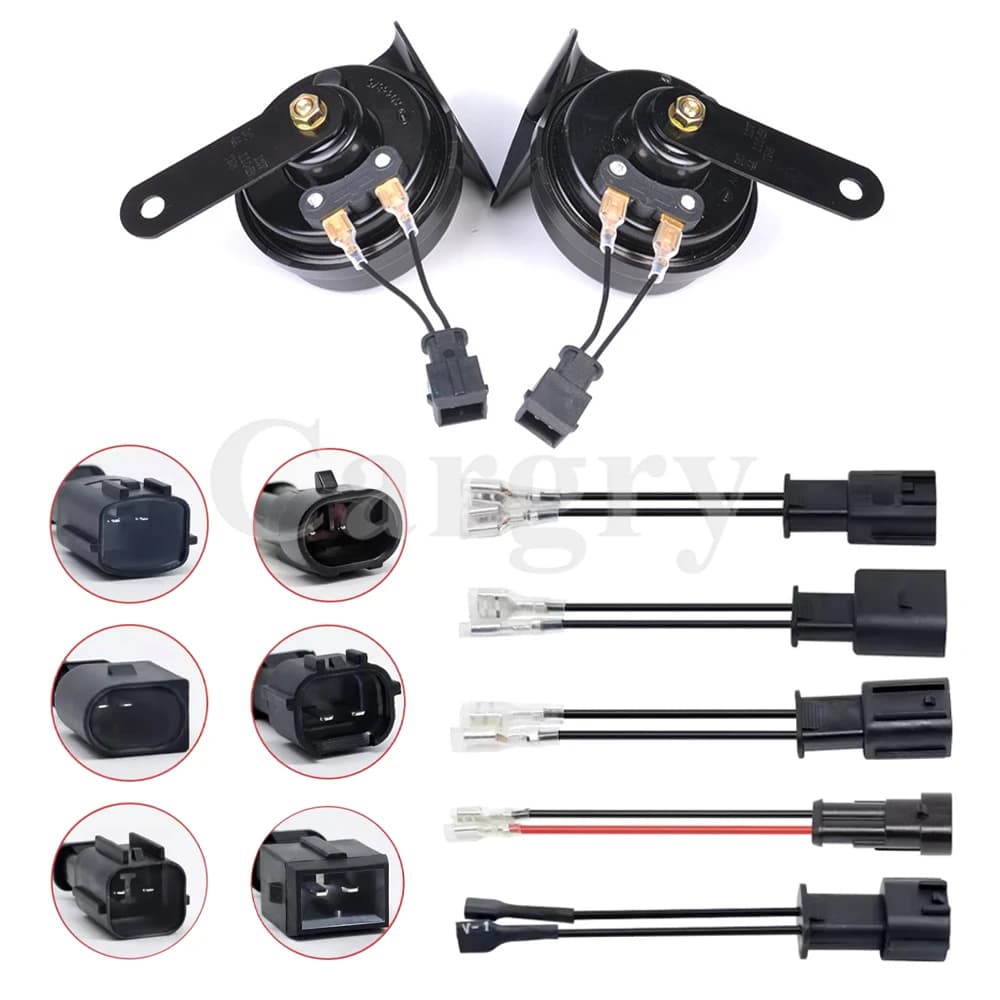 1 Set 2P Car Horn spina maschio Automotive Audio Lossless modifica presa per Honda Hyundai Kia Audi VW accessori Auto
