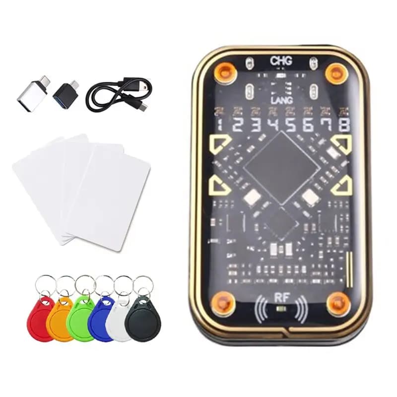 【ADD TO CART】 Duplicatore NFC Camaleonte Ultra V2.0 + 6XCUID 4XUID Portachiavi Lettore RFID Emulatore 125Khz 13,56Mhz Decodificatore di schede Ultim