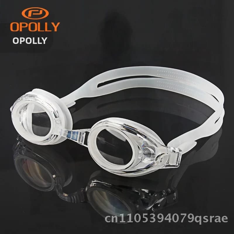 OPOLLY HD swimwear for adults Set Protection for myopia eyes waterproof black transparent blue purple grey pink lake