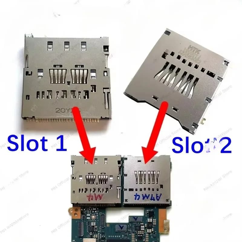 NEW For Sony A7IV A7M4 Card Slot SD Memory Reader Connector Holder ILCE-7M4 A7 Mark IV 4 M4 Mark4 MarkIV Alpha 7M4 7IV Camera