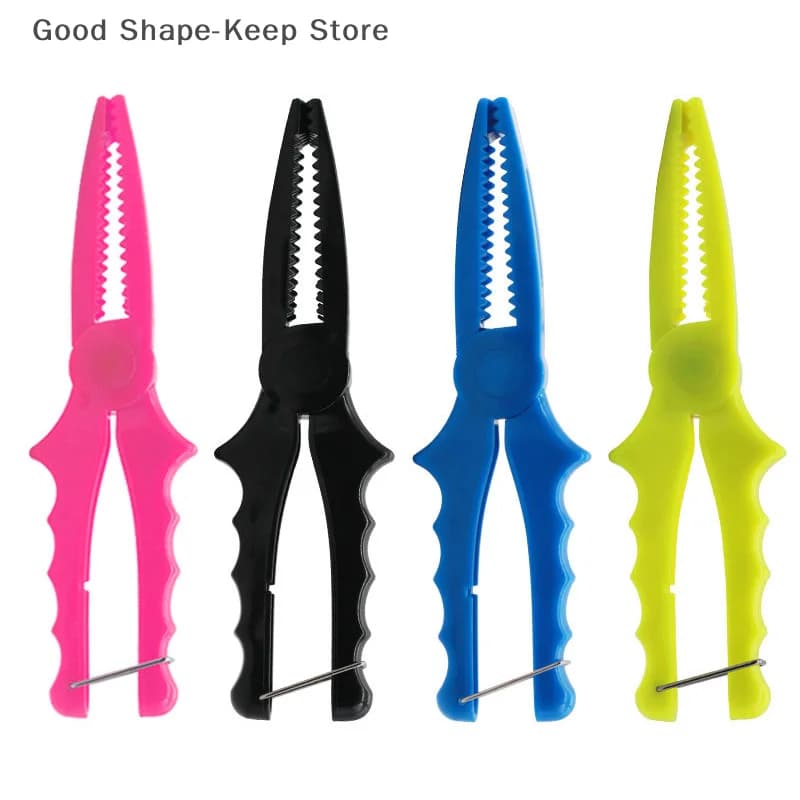 1PC Non-Slip ABS Fishing Pliers Fish Clamp Gripper Catch Release Tool Hook Extractor Body Holder Tongs for Angling