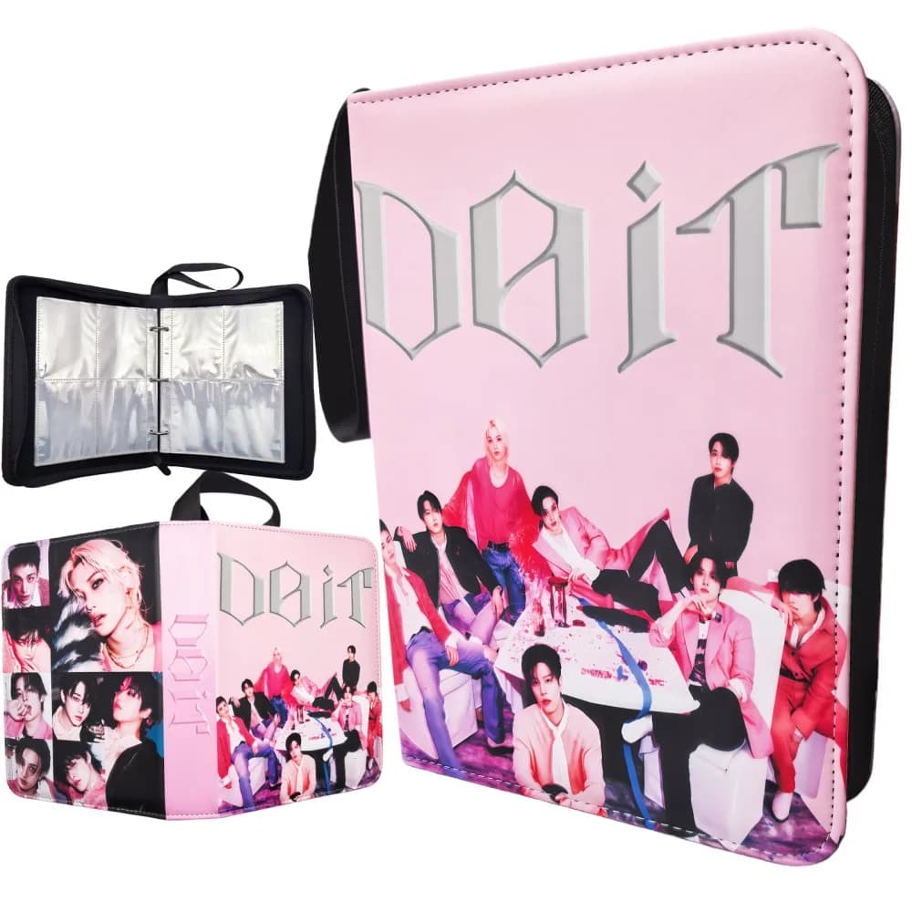 Hot KPOP Hotocards Binder 400 Pockets Photo Cards Holder for DO IT Album Postcard Holder Merch Gift STAY Fans Birthday Christmas