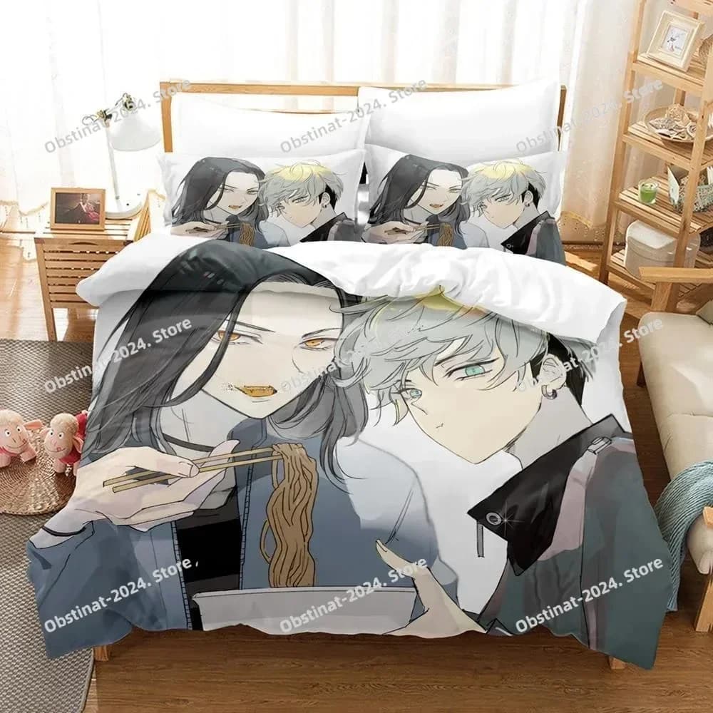 Set biancheria da letto Tokyo Revengers Set letto singolo stampato con federa Copripiumino morbido singolo matrimoniale Queen Super King Size