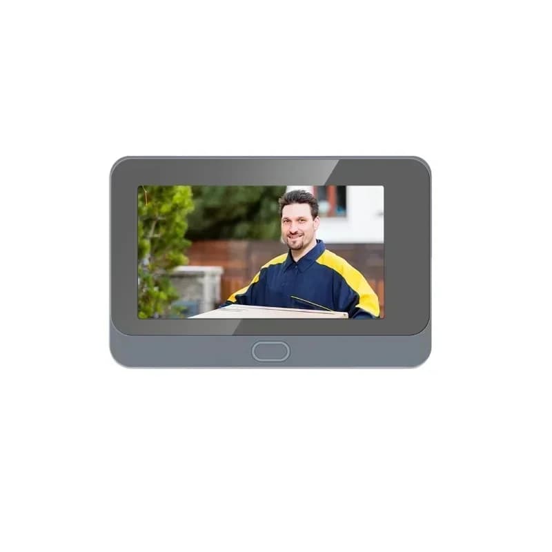 4.3 pollici 1080P WiFi Campanello per porta Spioncino per occhi Telecamera 5000mAh Batteria Rilevatore di movimento PIR IR Alexa Home Visualizzatore digitale Vita intelligente