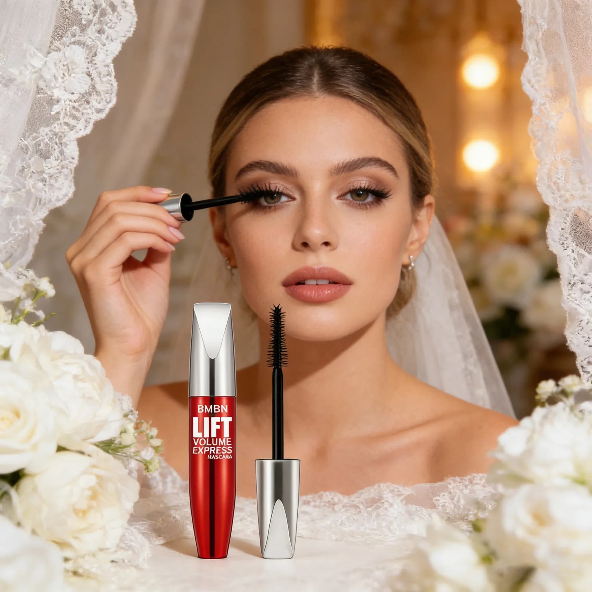Long-lasting and Incurring Mascara, Essential for Wedding Make-up on Wedding Day